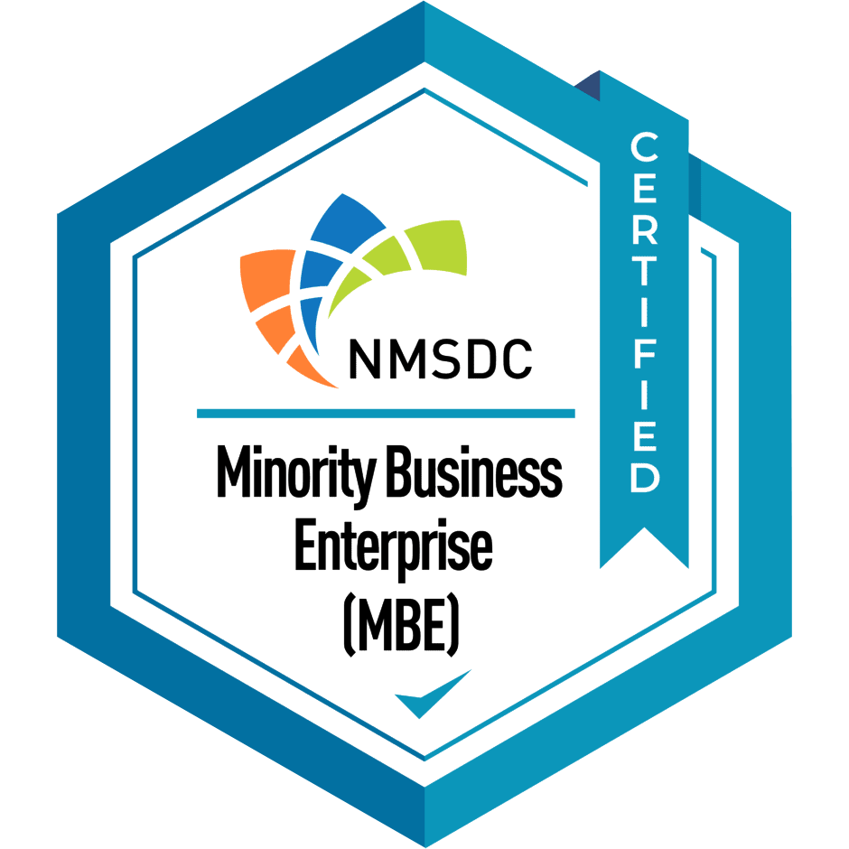 NMSDC Certified Minority Business Enterprise — click to view certificate